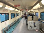 interior photos of Tri-Rail Bombardier Bilevel Coach/bike car